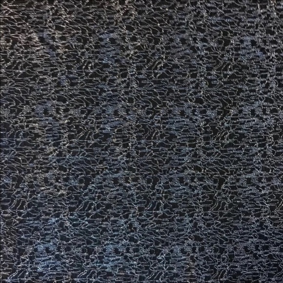 Express Dark Gray Shiny Flowy Crop Top Size XS - Picture 8 of 8